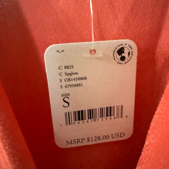 Free People NWT Simone Dress Polyester in Color Lipgloss - Picture 4 of 9